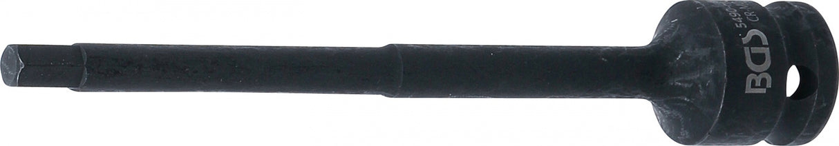 IMPACT BIT SOCKET | LENGTH 150 MM | 12.5 MM (1/2") DRIVE | INTERNAL HEXAGON 7 MM (5490-H7)