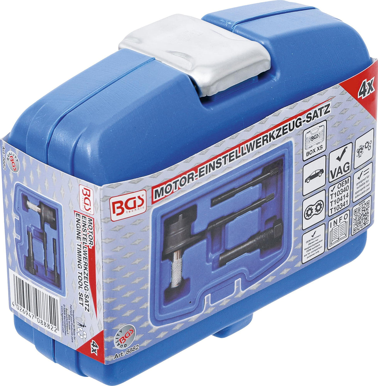 ENGINE TIMING TOOL SET | FOR VAG 1.2 TSI, TFSI | 4 PCS. (8882)