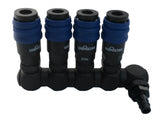 AIR DISTRIBUTOR WITH 5 ELEMENTS ROTARY, 360 DEGREES 1/4" (TSC-360)