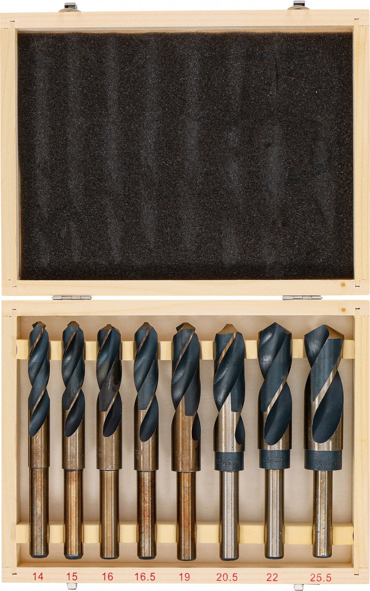 METAL DRILL BIT SET | 14-25.5 MM | HSS (4241) | 8 PCS. (72131)