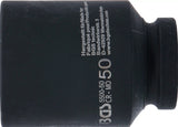 IMPACT SOCKET HEXAGON, DEEP | 25 MM (1") DRIVE | 50 MM (5500-50)