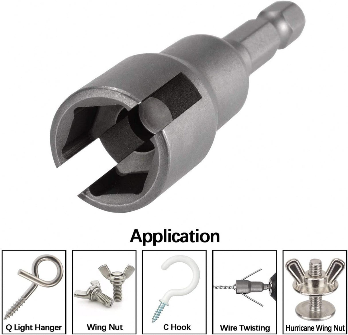 MAGNETIC BIT / SOCKET | WITH SLOT | 6.3 MM (1/4") (PND14)
