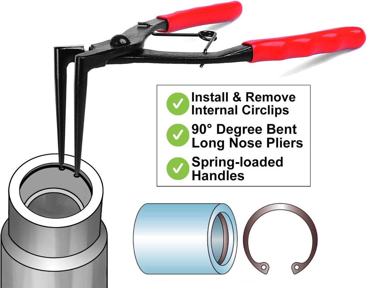 PLIERS FOR CALIPER RINGS BENT | 90° (H5011611)