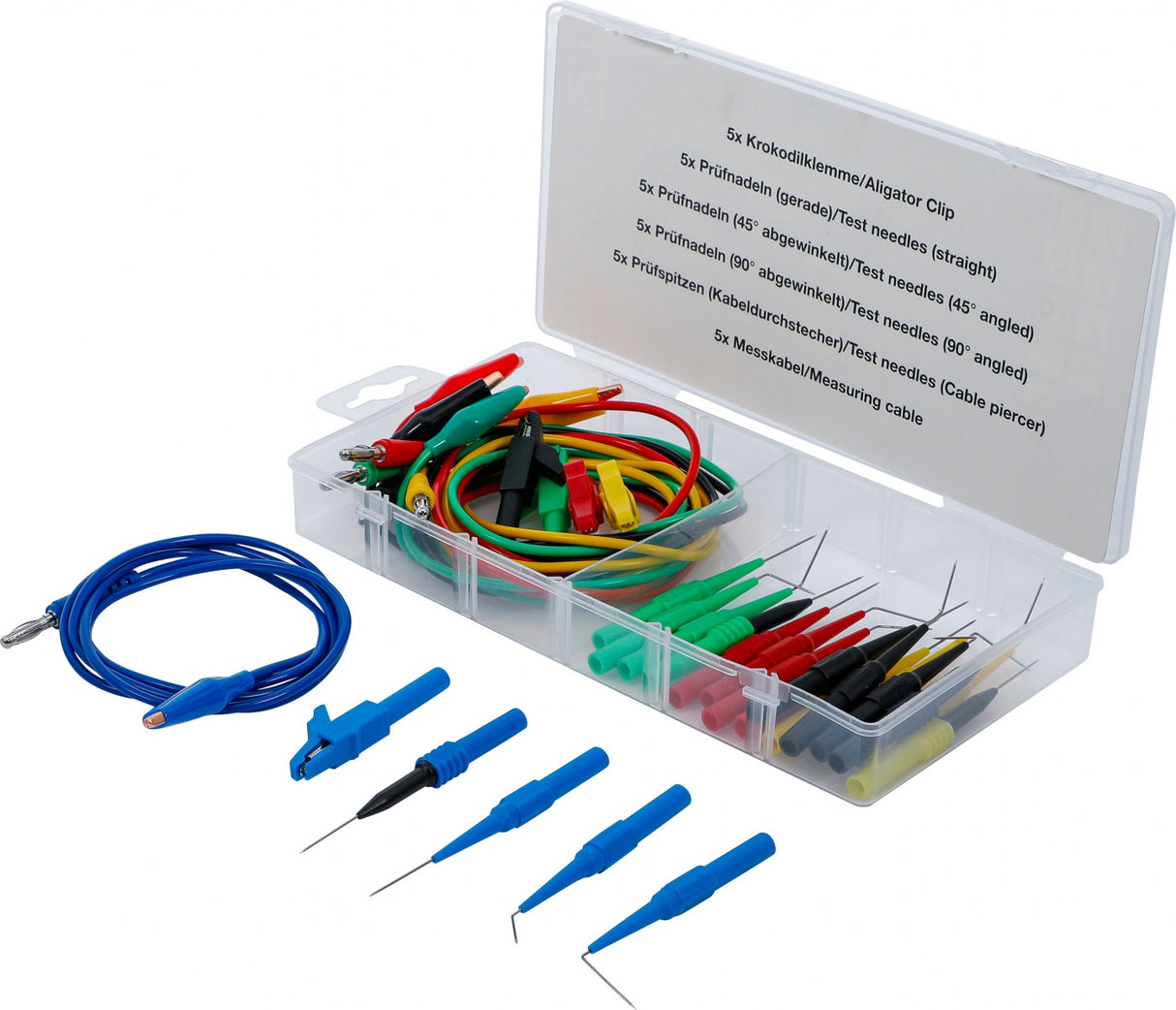 MEASURING CABLE AND PROBE SET | 30 PCS. (74500)