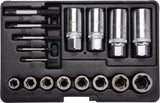 SCREW AND STUD EXTRACTOR SET 17 PCS (YT-06033)