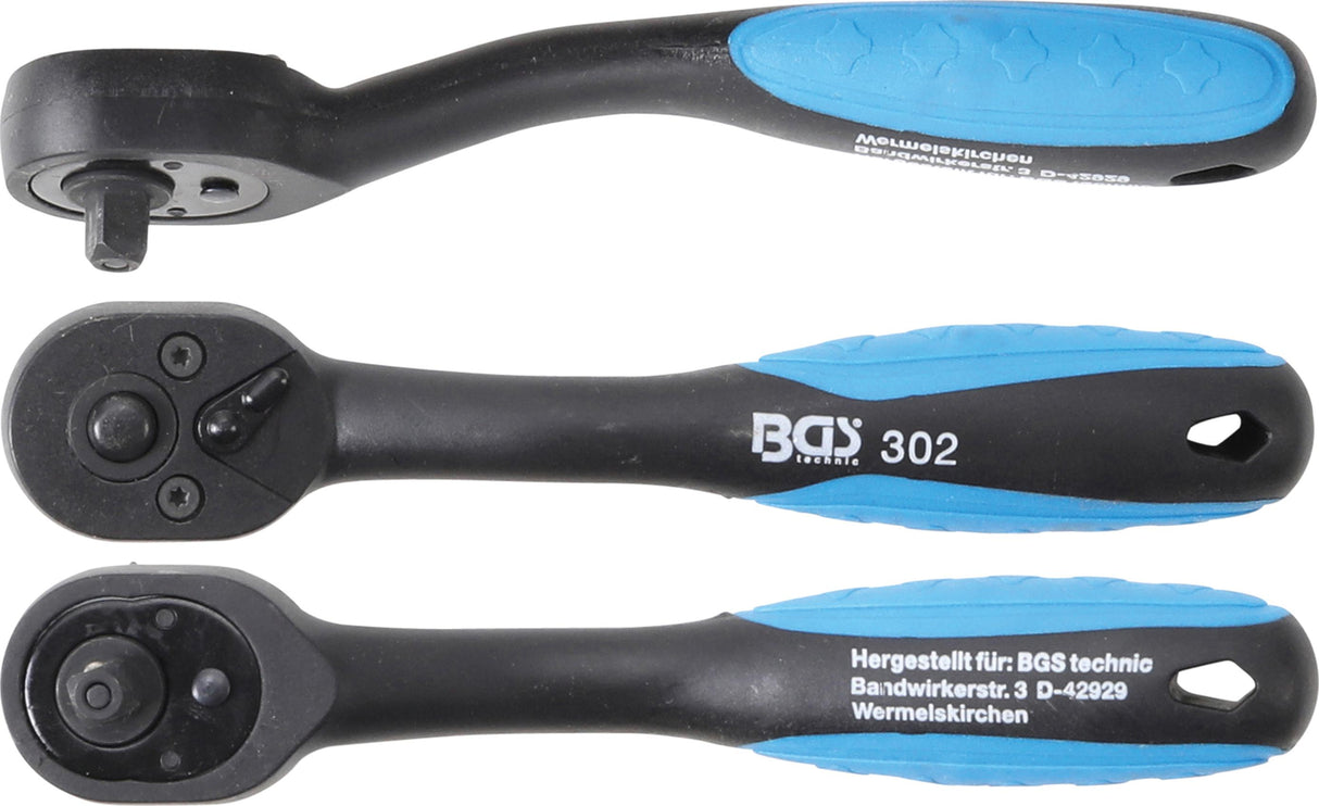 REVERSIBLE RATCHET, PLASTIC BODY | 6.3 MM (1/4") (302)