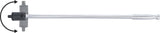 FLEXIBLE HANDLE WITH REVERSIBLE RATCHET | EXTERNAL SQUARE 12.5 MM (1/2"), 610 MM (71042)