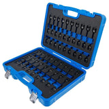 IMPACT BIT SET 1/2" | Hex, Torx, Spline | 56 PCS (7298)