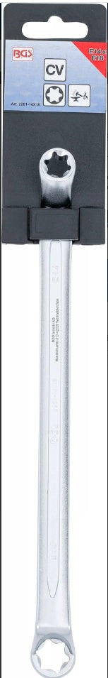 DOUBLE RING SPANNER WITH E-TYPE RING HEADS | OFFSET | E14 X E18 (2281-14X18)