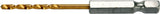 METAL DRILL WITH HEX SHANK 2,5MM TITAN (YT-44752)