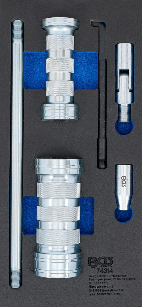 TOOL TRAY 1/3: INJECTOR EXTRACTOR SET | FOR TRUCKS (74314)