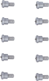 BIT SET WITH DEPTH STOP | FOR PLASTERBOARD | 6.3 MM (1/4") DRIVE | CROSS SLOT PH 2 | 10 PCS. (50408)