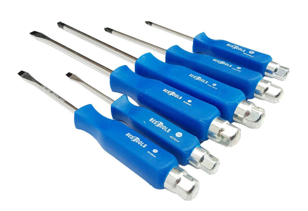 SCREWDRIVER SET | IMPACT RATED | 6 PCS. (BT20001)
