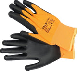 SAFETY GLOVES TOUCHSCREEN FING. PU S. 9 (YT-74752)