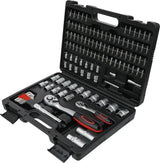SOCKET SET SUPER LOCK | 6.3 MM (1/4") / 12.5 MM (1/2") DRIVE | 115 PCS. (15120B)