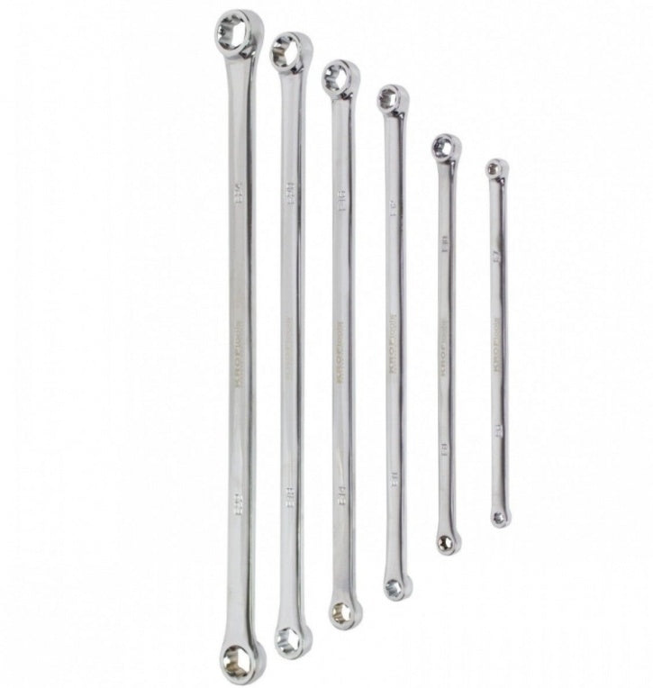 DOUBLE LONG WRENCH SET | FOR E-TYPE SOCKETS | E6 X E7 - E22 X E24 | 6 PCS. (SK5009)