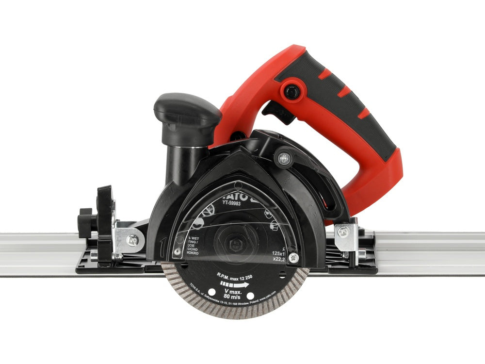 TILES CUTTER WITH GUIDE RAIL 125MM 1400W (YT-821591)