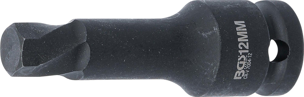 SCREW EXTRACTOR | 12.5 MM (1/2") DRIVE | FOR DAMAGED INTERNAL HEXAGON 12 MM (7004-12)