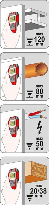 DIG. DETECTOR WITH MOISTURE TEST 4IN1 (YT-73138)