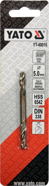 DOUBLE END METAL TWIST DRILL 5,0MM (YT-40016)
