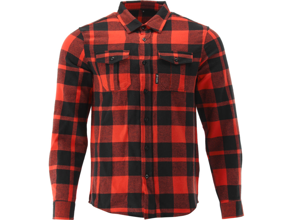FLANNEL SHIRT RED S. S (YT-78800)