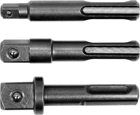 3PCS SDS SOCKET DRIVER SET 1/4,3/8,1/2 (YT-04686)