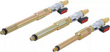 COMPRESSED AIR ADAPTOR SET FOR GLOW PLUG HOLES | M8 X 1.0, M10 X 1.0, M10 X 1.25 | 3 PCS. (9519)