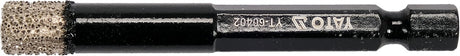 VACUUM DIAMOND DRILL WITH HEX SHANK-8MM (YT-60402)