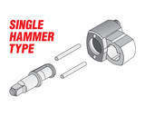 PNEUMATIC IMPACT WRENCH MINI | 12.5 MM (1/2") | 1100 NM (YT-09516)