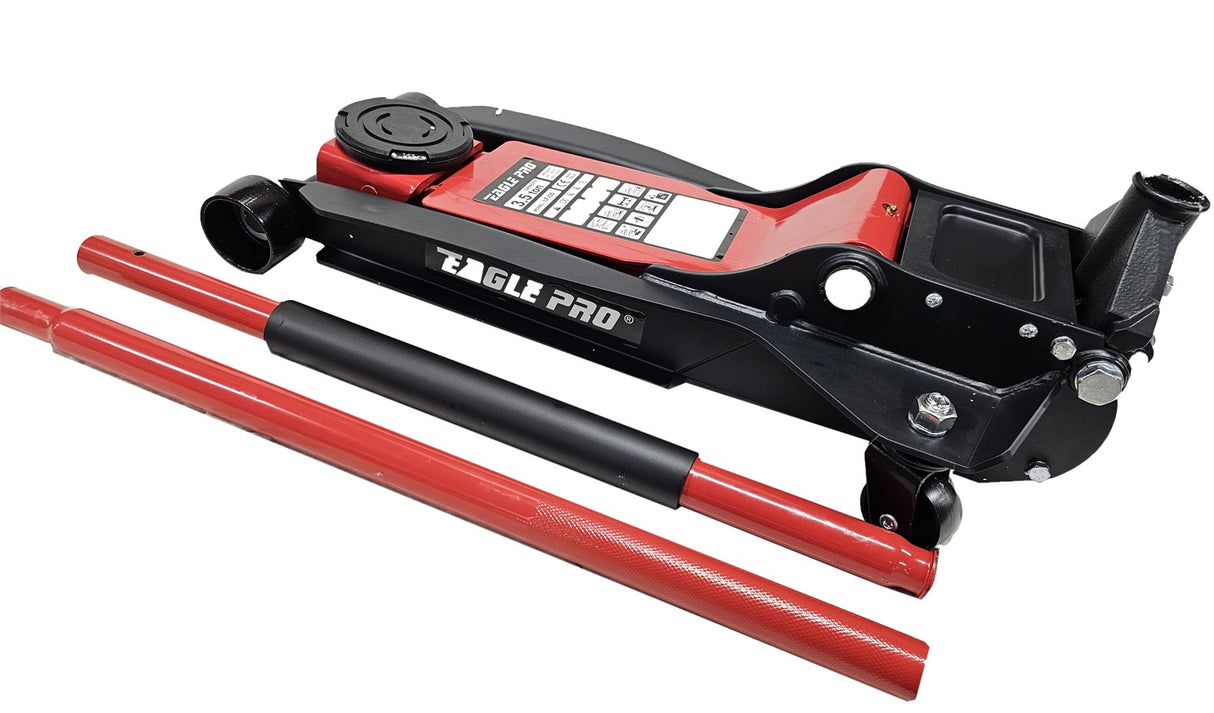 JACK ON WHEELS | HYDRAULIC | DOUBLE PISTON | 95-540 MM | 3.5 T. (LFJ35)