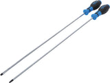 SCREWDRIVER SET | EXTRA LONG | CROSS SLOT PH / SLOT SL | 2 PCS. (730)