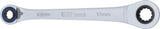 DOUBLE ENDED RATCHET WRENCH "4 IN 1" | 10 X 12, 14 X 17 MM (30818)