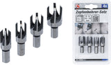 PIN DRILL SET | 6 - 8 - 10 - 13 MM | 4 PCS. (6838)