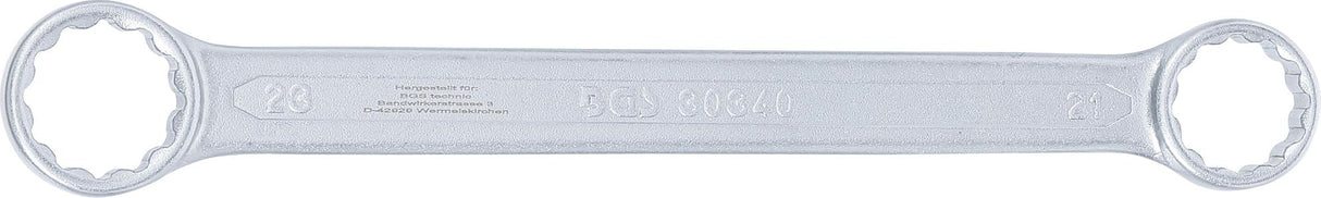 DOUBLE RING SPANNER | EXTRA FLAT | 21 X 23 MM (30340B)
