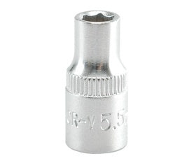 SOCKET 5.5MM 1/4" 6PT CV REGULAR (YT-1404)