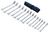RING SPANNER SET WITH SWIVEL SOCKET | 8 - 22 MM | 14 PCS (74425)
