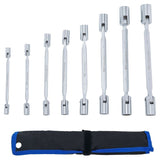 DOUBLE-ENDED FLEXI SOCKET SPANNER SET | 8 - 24 MM | 8 PCS (74426)