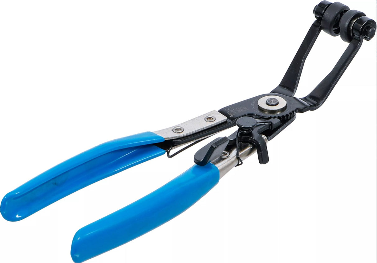 HOSE CLAMP PLIERS | BENT TYPE | WITH RATCHETING FUNCTION | 220 MM (477)