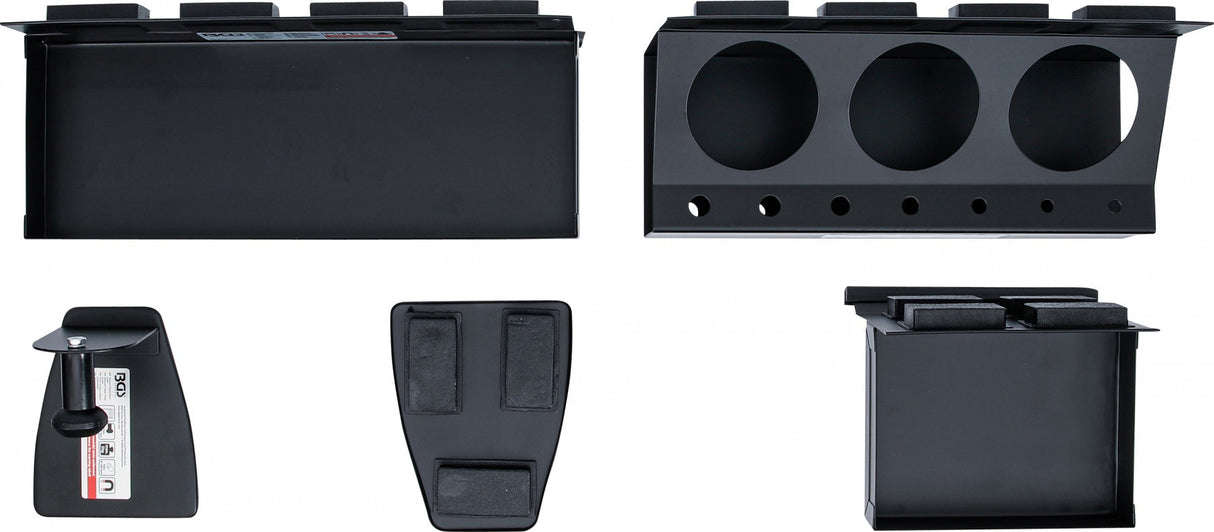 MAGNETIC TRAYS AND PAPER ROLL HOLDERS SET | 4 PCS. (74574)