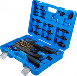 LONG-ARM RIVETER SET FOR BLIND AND THREADED RIVETS | M4–M12 | 90 PARTS (74579)