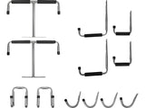 GARAGE HOOKS FOR STORING BICYCLES, LADDERS, TOOLS | 12 PCS (74690V)