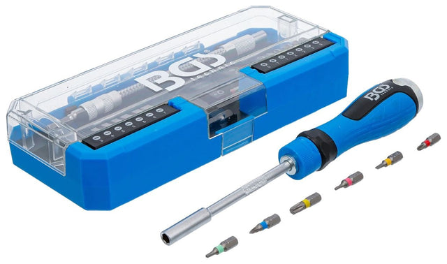 RATCHET / REVERSIBLE SCREWDRIVER AND BIT SET | 43 PCS. (74741)