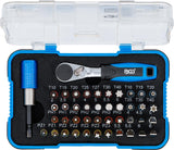 COLOR BIT SET | WITH BIT RATCHET | EXTERNAL HEXAGON 6.3 MM (1/4") | 43 PCS. (74299)