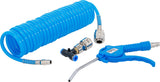 AIR BLOW GUN | WITH SPIRAL AIR HOSE AND T-CONNECTOR (74253)