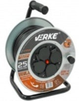 CABLE REEL EXTENSION | 4 WATERPROOF SOCKETS | 3X2.5 MM² | 25 M (EG-0040)