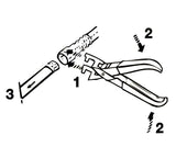PLIERS SET FOR LOOSENING FUEL LINE CONNECTORS | 3 PCS. (8012)