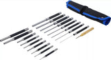 PARALLEL PIN PUNCH SET | 100-150-200 MM | 1.5 - 9.5 MM | INCL CENTRE PUNCHES | 18 PCS. (1695)