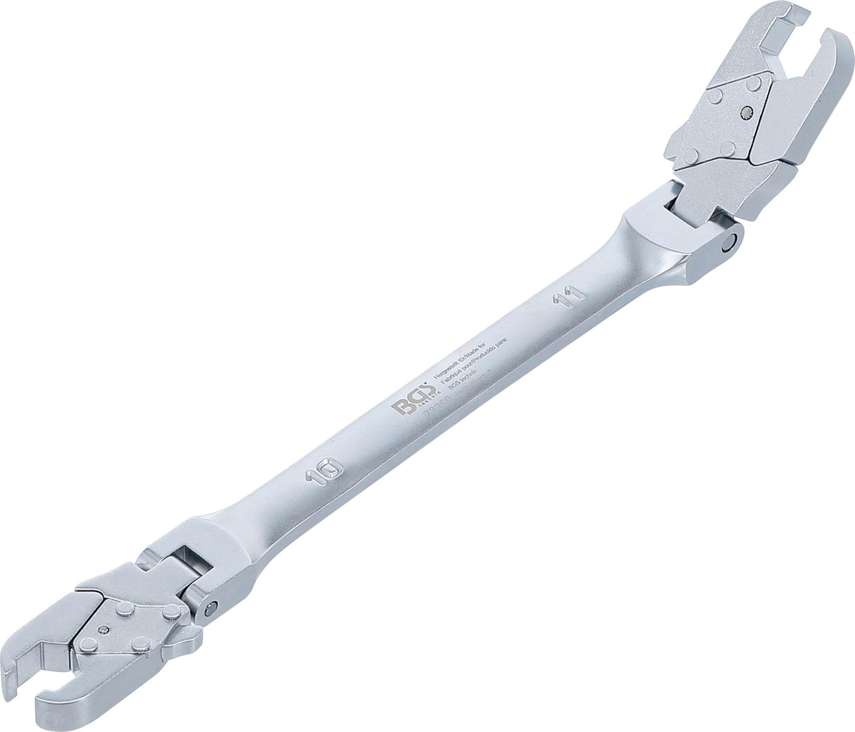 BRAKE PIPE WRENCH WITH RATCHETING FUNCTION | 10 X 11 MM (73360B)