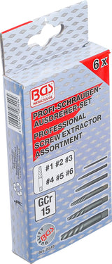 SCREW EXTRACTOR SET | 6 PCS. (8549)
