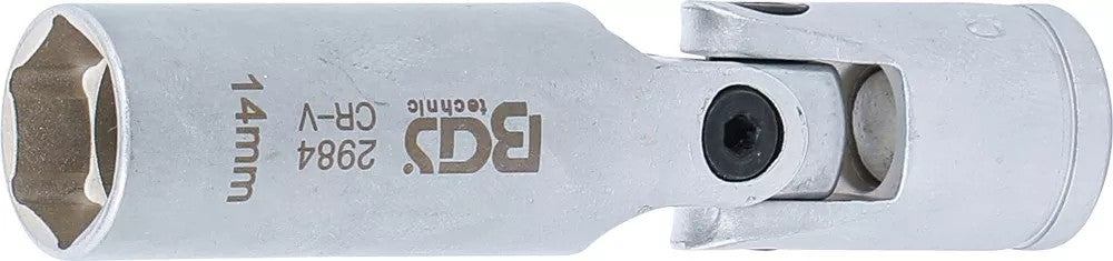 GLOW PLUG JOINT SOCKET HEXAGON | 10 MM (3/8") DRIVE | 14 MM (2984)
